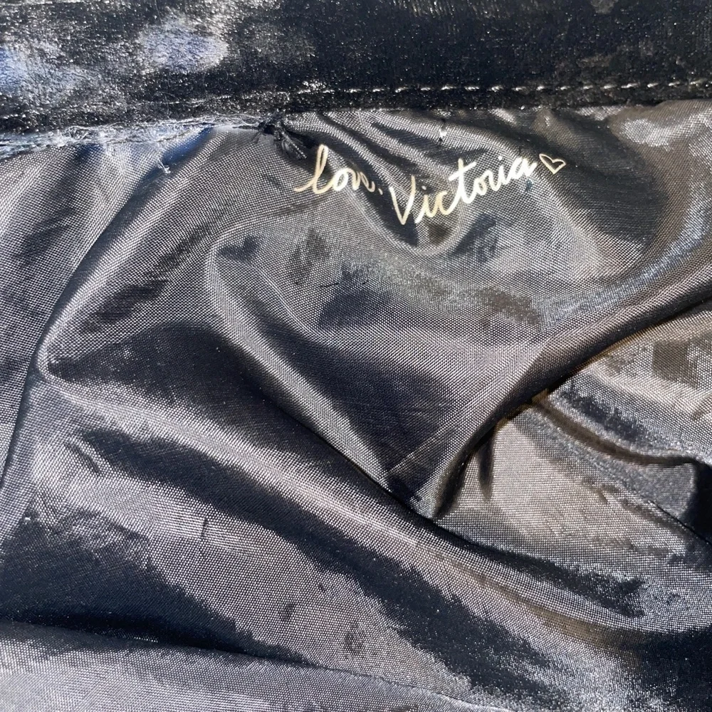 EUC Victoria's Secret Limited Edition Velvet Tote Shoulder Bag